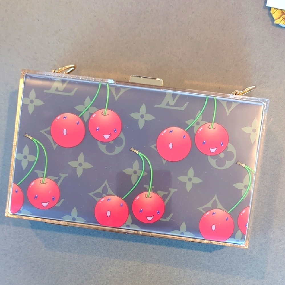 Louis Vuitton 🍒 File Folder UPCYCLED NOVELTY Clutch